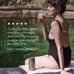 A woman in a black swimsuit sits by the water, holding Ancient + Brave Matcha + Collagen. Beside her is its green container. A 5-star review overlay calls this drink essential to her morning routine.