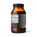 Ancient + Brave True Collagen comes in an amber glass bottle with a black lid. The black label shows supplement facts, Hydrolyzed Bovine Collagen for whole body health, product info in white text, plus recycling and certification symbols.