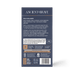 Back view of Ancient + Brave Wild Collagen Sachets box displays a detailed product description, usage instructions, certifications, and sustainability info in white text on navy. Contains Hydrolyzed Marine Collagen to support whole-body health.