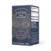 A box of Ancient + Brave Wild Collagen features geometric art, product info, and supplement facts on a dark blue background. Supports whole-body health. Net weight: 7.05 oz (200g).