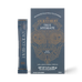 A box and sachet of Ancient + Brave True Hydrate Sachets, an advanced electrolyte mineral blend for active lifestyles, featuring gold geometric designs on a dark background. Vegan and dietary supplement details included.