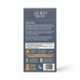 Back of an Ancient + Brave True Hydrate Sachets box, detailing its mineral electrolyte blend for active lifestyles, usage directions, Vegan and B Corp certifications, and disclaimers—all in white text on a dark background.