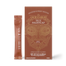 A box and sachet of Ancient + Brave True Nightcap Sachets, a lemon and ginger flavored supplement. The geometric gold design highlights this nutrient nightcap for restful rituals.