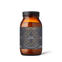 Amber supplement bottle labeled 'True Creatine+' by Ancient & Brave on a green background