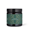 Jar of Triple Magnesium+ supplement with green label and black lid on a transparent background