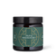 Jar of Triple Magnesium+ supplement with green label and black lid on a transparent background