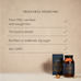 A product photo of Ancient + Brave Wild Collagen with packaging, a gold scoop, and a list highlighting traceable MSC-certified marine collagen, third-party testing, no fillers or sugar, non-GMO ingredients, and support for whole-body health.