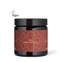 Jar of True Ashwagandha with a black lid on a dark background