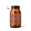 A brown glass jar labeled Ancient + Brave True Nightcap features gold text, a geometric design, and a Vegan logo. It contains a soothing lemon and blackcurrant flavored advanced nutrient nightcap powder.