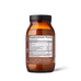 A brown glass bottle of Ancient + Brave True Nightcap with a black lid features a white Supplement Facts label showing targeted nutrients and serving size, set against a plain white background.