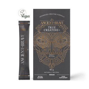 True Creatine Sachets Box on a transparent background